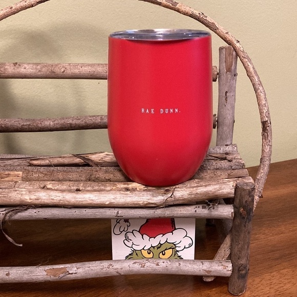 NEW RAE DUNN BAH HUMBUG STAINLESS STEEL WINE TUMBLER - Picture 4 of 7